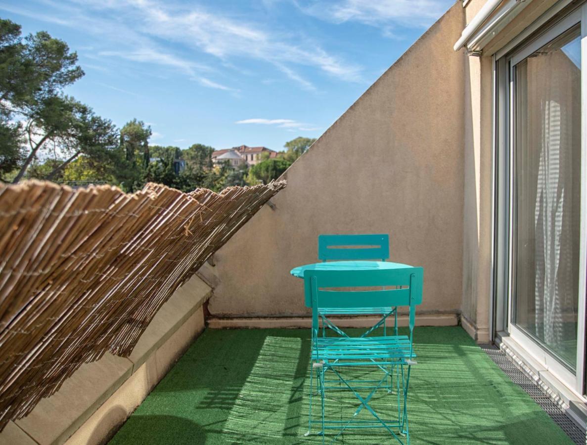 Studio Terrasse Montpellier - Parking Prive - Proche Ligne 1 Екстер'єр фото